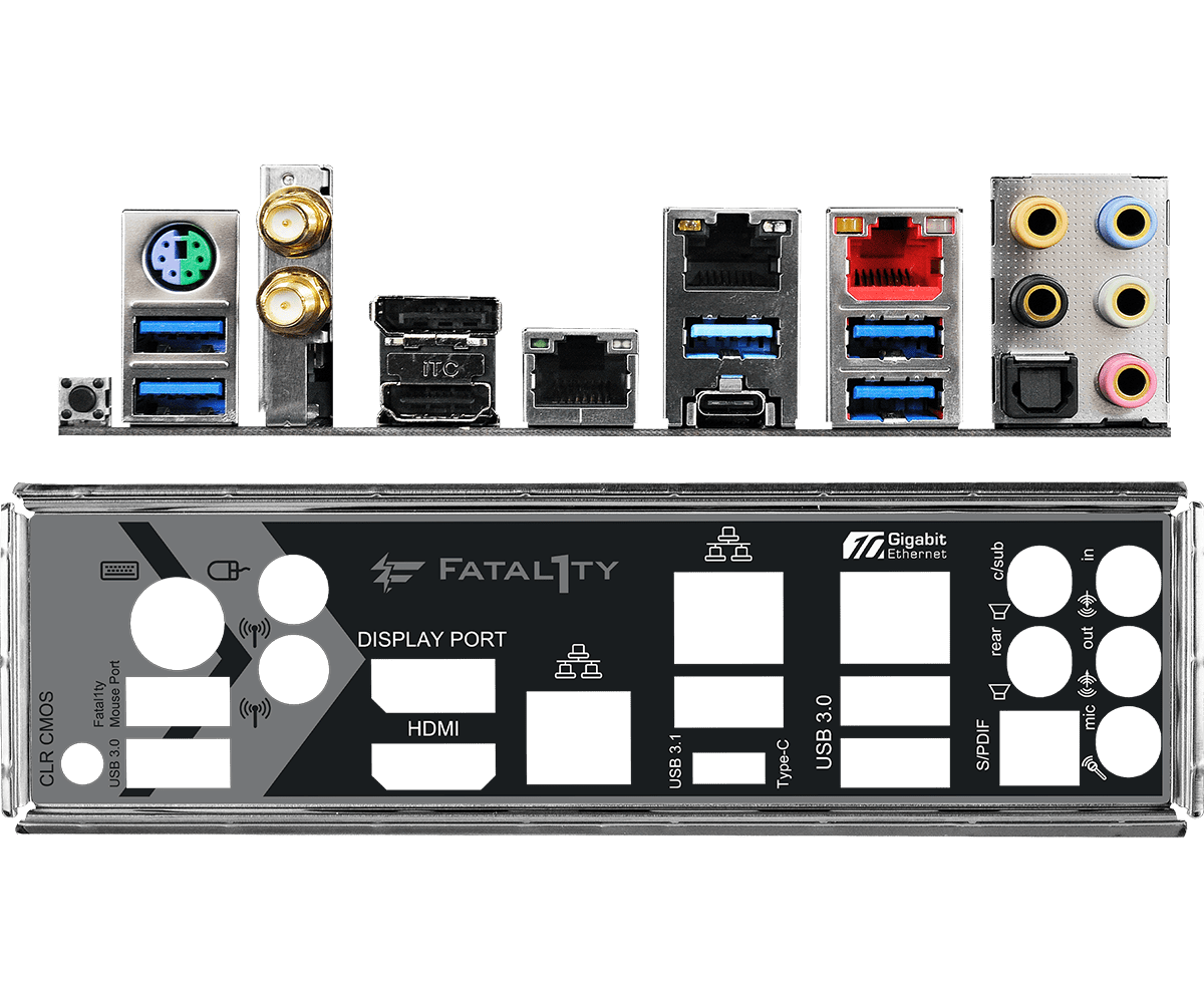 asrock z370 fatal1ty gaming i7 10glan搭載 Asrock Fatal1ty Z370 Professional Gaming i7 - Motherboard